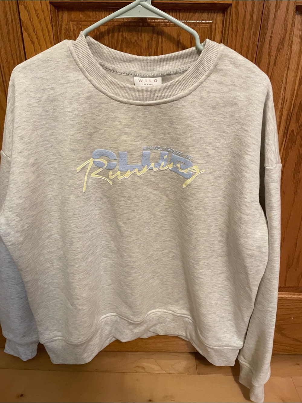 Wilo The Label light grey crewneck hoodie